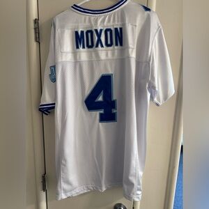 Varsity Blues Movie Jersey “Moxon”.  “New” All stitched and never worn or washed